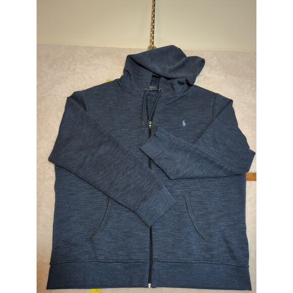 Polo Ralph Lauren Outdoor Wear Full Zip Hoodie XXl Blue  active wear athleisure - Picture 1 of 8